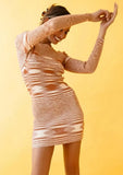 Casual Knitting Mini Bodycon