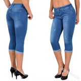 Summer Black Jeans Women Slim-fit Solid Mom Jeans Pants Stretch Bottoms Feminino Skinny Jeans Women Plus Size