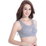 New Anti-sagging Sports Bra Woman Lady Sports Bra US STOCK 100% Cotton Cross Bandage