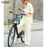 Khaki Pleated Wide Leg Pants Women Trousers Elegant Casual Palazzo Pants Elastic High Waist Ruched Oversized Pants