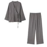 Explosive Women's Texture Double Thai And Outerwear Trousers