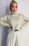 Wixra Basic Turtleneck Sweaters Women Pullover Jumper New Korean Chic Fashion Autumn Winter Ladies Solid Knitwear