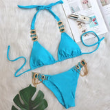 Bikini Halter Diamonds Two Piece