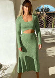 Knitting Cut Out Decent Long