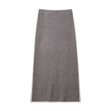 Homemade New Women's Dress Clamming Side Knitted
