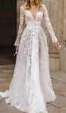 2022 Summer Women Maxi Party Dress Long Sleeve Floor Length Embroidery White Lace Sexy Backless Tulle Long