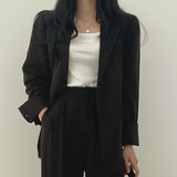 Toloer Suit Jacket Female 2024 New Spring And Autumn Korean Version Chic Small Suit Suit Jacket Design Sense Minority-Outfit