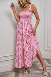 Shooting 2026Wish Spring Sexy Bareback Print Holiday Wind Sling Dress