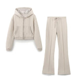 Homemade New Women's Double-Sided Sleetch Slitting Horn Trousers