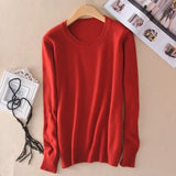 Sweater Female Knitted Pullover Women Winter Sweaters Autumn O Neck Cashmere Sweater Women Jumper O Neck Pull