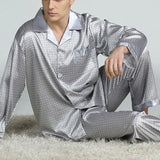 Winter Pajamas Thicken Warm Soft Flannel Pajamas Man Long-sleeved Sleepwear Couple Homme Nightwear