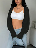 New Loose Knitted Cardigan Short Sweater Shawl