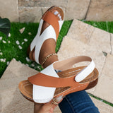 Sandals Women 25 Years Of Summer New Pine Cake Thick Soles With Skirts Casually Exposed Beach