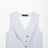 Women's 2025 New Striped Printed Vests 2949025