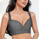 Plus Size Push Up Bras Women Deep Cup Bra Hide Back Fat Underwear Shaper Incorporated Full Back Coverage