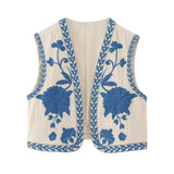 New Simple Embroidered Cardigan Vest 6895023-Outfit