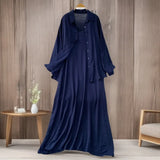 Wind Leisure Two Sets Of Women Loose Outside Thin Long-Sleeved Shirt Cover Skinny Sling