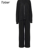 Khaki Pleated Wide Leg Pants Women Trousers Elegant Casual Palazzo Pants Elastic High Waist Ruched Oversized Pants
