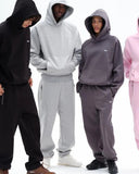 Fashion Trend Brand Letter Print Loose Sweater Y2K Hip Hop Street Pullover Casual Top For Men And Women-Outfit