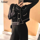 Elegant Knitted Two Piece Pant Sets Women New Autumn Winter Long Sleeve Cardigan Wide Leg Pants Fashion Stylish Pant