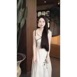 Collar Dress Women's Summer French Light Luxury High-Level Gentle And Generous New Chinese Style