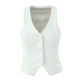 Homemade New Women's Sleeveless Buttoned