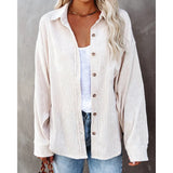 Shirts Women Tops Solid Blouses Female Long Sleeve Spring Autumn Ladies Shirts Loose Boyfriend Style Vintage