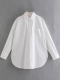 Long Shirts For Women 2022 Solid Loose Blouses With Button Casual Tops For Ladies Pink Oversized Boyfriend Shirts