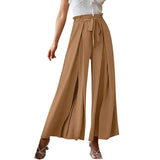 Loose High Waist Crimp Wide