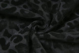 Leopard Print Mesh Skinny Jumpsuit Women One Shoulder Sleeveless Patchwork Fitness Party Activewear Basic Wild Female