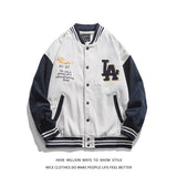 Women Baseball Jacket Men's Coat PU Leather Sleeve Harajuku Bomber Jackets Hip Hop couples loose Varsity