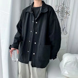 And Autumn Ins Loose Jackets For Boys In A Variety Of Trends Korean Functional Jackets Port Style Clothes Trend-Outfit