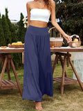 Summer Leisure Wide-Legged Cotton Pop High-Waisted Loose Trousers Women's