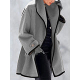 2025 New Hooded Wool, Women's Coat Jacket,