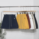 Niche Dress Half-Dress Woman Tight Waist A Trouser Skirt Open Fork Quick Dry Casual Skirt