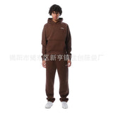Autumn And Winter New Sweater Suit Sports Leisure LOGO Printed Hooded Sweater Leisure Suit-Outfit
