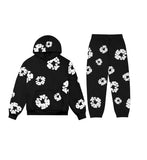 The Fall Of 2023, The New Y2K Hip Hop Street Fashion Trend Printed Sweater Suit For Men And Women Is Fashionable And Casual.-Outfit