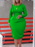 Women's Clothing 2025 Autumn And Winter 2025 New Elegant Office Office African