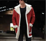 2025 New Fur One Men's Coat Burst Single Thick Coat Imitation Leather