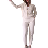 2025 New Solid Color Strand Hooded Zip-Up Jacket Casual Home