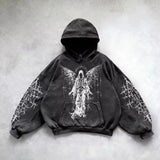 Wash Hooded Hoodie Hoodie Winter High Street Men And Women With The Same Shirt