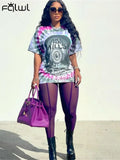 Streetwear Summer Graphics T Shirts Women O Neck Short Sleeve Tops Women 2022 Loose T Shirt Print Tops Tees