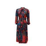 Belt 2025 Spring New Long-Sleeved High-Waisted Large-Size Banquet