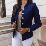 Burst Long Sleeve Rebuttoned Small Suit Short