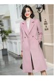 And Winter New Japanese And Korean Explosion Single Thick Hairs This Female Coat Wish Multi-Colored And Long