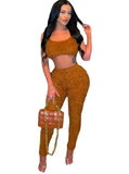 Casual Fuzzy Three-Piece Pants