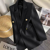 Toloer Spring And Autumn Women's Korean Version Of The New Design Sense Simple Temperament Fashion Suit Long Sleeve Coat Candy Green Suit-Outfit