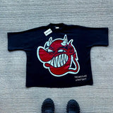 Trend New High Street Boys't-Shirts Loose Printing Short-Sleeved Lovers Cartoon Characters-Outfit