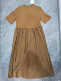 Spring Casual Round-Neck Short-Sleeved Dress 1225255004-Outfit