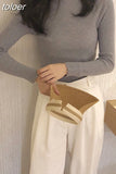 Women Pullovers Sweater Autumn Winter Turtleneck Knitted Sweater Women Long Sleeve Tops Short Slim Sweaters Girls Clothes